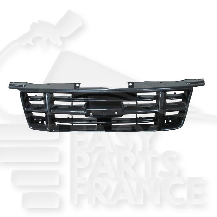 GRILLE DE CALANDRE NOIRE mod 4 WD Pour ISUZU D MAX - IZ011 02/06→12/11