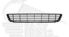 GRILLE DE PC AV CENTRALE NOIRE S/MOULURE CHROMEE Pour VOLKSWAGEN GOLF 6 - VO059 11/08→10/12