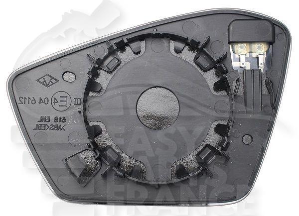 GLACE DE RETRO G CHAUF Pour SKODA KAMIQ - SK110 09/19→