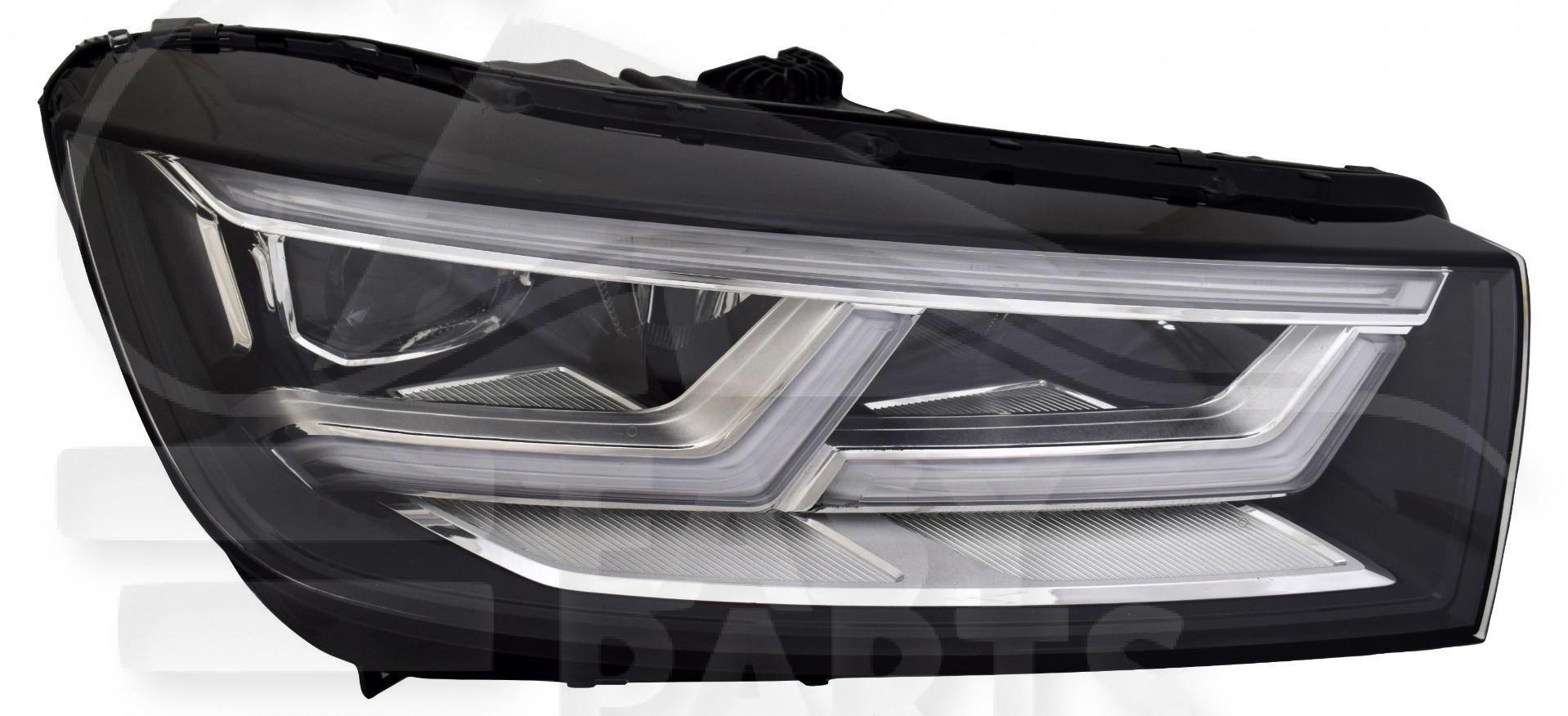 OPT D FULL LED ELECT A/MOTEUR SANS MODULE LED Pour AUDI Q5 (FY) S LINE - AD133 02/17→10/20