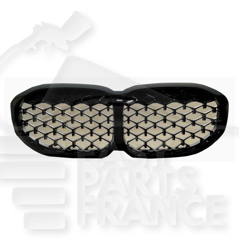 GRILLE DE CALANDRE NOIRE M-135 Pour BMW S1 F40 - BM016 07/19→