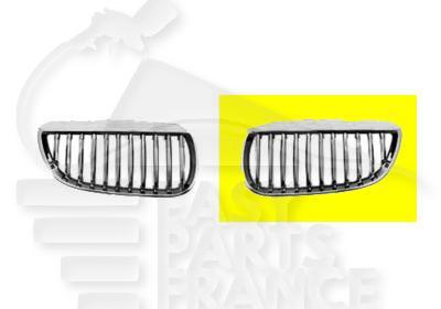 GRILLE DE CALANDRE CHROMEE/NOIRE AVG Pour BMW S3 E92 - E93 COUPE - BM060 09/06→12/09