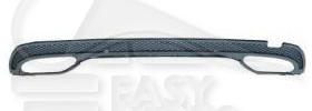 GRILLE DE PC AR CENTRALE NOIRE Pour MERCEDES CLASSE C - W205/S205 AMG/AMG LINE - ME294 01/14→07/18