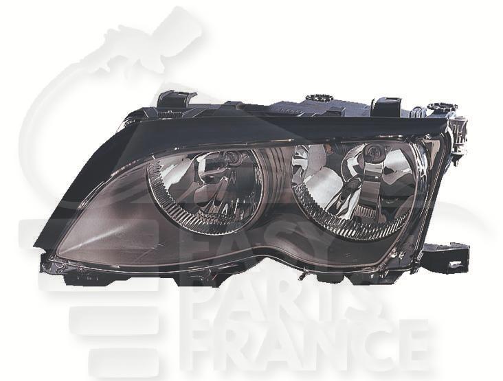 OPT G H7+H7 ELECT A/MOTEUR F/NOIR Pour BMW S3 E46 4 PTES / BREAK - BM041 09/01→02/05