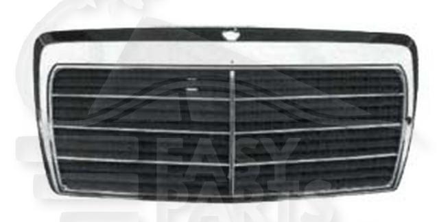 GRILLE DE CALANDRE - 07/93 - > Pour MERCEDES CLASSE E - W124 - ME015 12/84→06/95