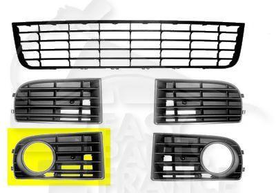 GRILLE DE PC AVD A/EMPL AB NOIRE sauf DIESEL Pour VOLKSWAGEN GOLF 5 - VO054 12/03→10/08