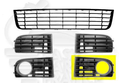 GRILLE DE PC AVG A/EMPL AB NOIRE sauf DIESEL Pour VOLKSWAGEN GOLF 5 - VO054 12/03→10/08