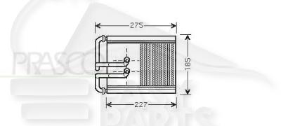 RADIA DE CHAUF TT TYPES Pour KIA SPORTAGE - KI122 10/04→03/08