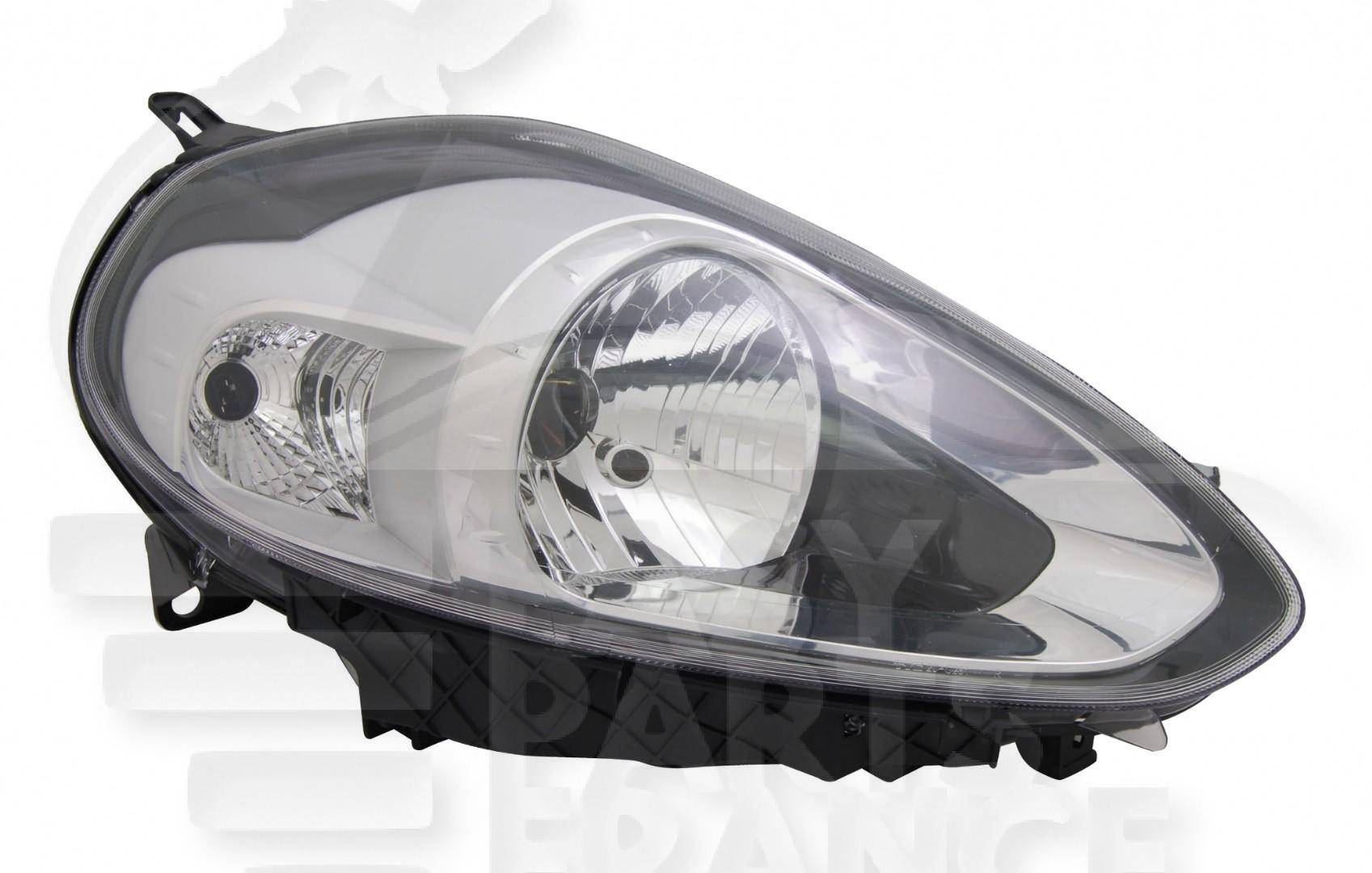 OPT D H4 ELECT A/MOTEUR F/CHROME Pour FIAT PUNTO - FT166 01/12→