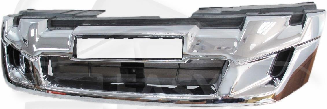 GRILLE DE CALANDRE NOIRE AVEC MOULURE CHROMEE MOD V-CROSS - 4 WD Pour ISUZU D MAX - IZ014 10/17→05/20