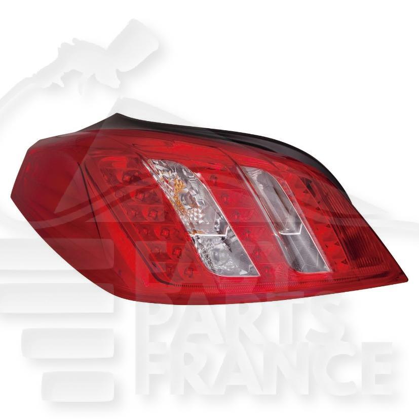 FEU ARG LED - 4 PTES LED Pour PEUGEOT 508 - PG090 01/11→09/14