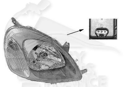 OPT D H4 ELECT S/MOTEUR montage VALEO Pour TOYOTA YARIS - TY230 07/99→04/03