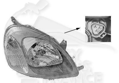 OPT D H4 ELECT A/MOTEUR montage ICHIKOH Pour TOYOTA YARIS - TY230 07/99→04/03