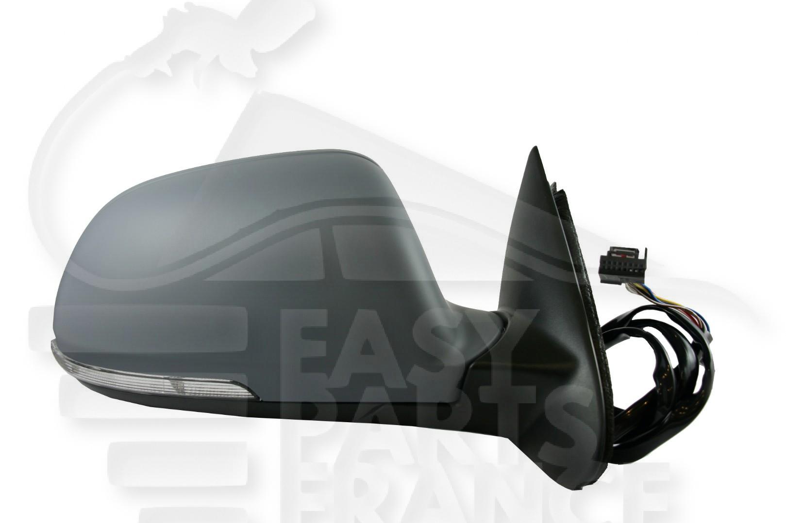 RETRO D ELECT CHAUF A PEINDRE A/FEU 6 PINS Pour SKODA OCTAVIA - SK043 11/08→04/13