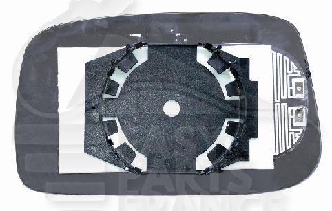 GLACE DE RETRO G CHAUF CONVEX Pour FIAT ULYSSE - FT241 07/02→11/10