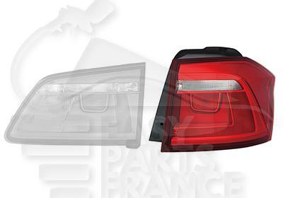 FEU ARD EXT ROUGE Pour VOLKSWAGEN GOLF SPORTSVAN -VO063 05/14→09/17