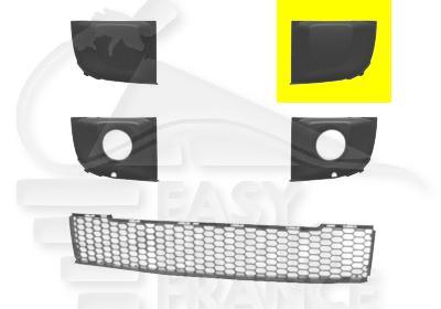 GRILLE DE PC AVG NOIRE Pour FIAT 500 - FT010 05/07→06/15