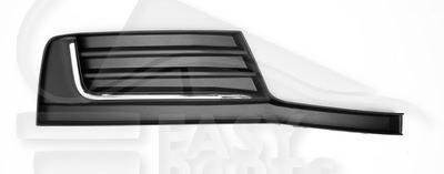 GRILLE DE PC AVD NOIRE A/MOULURE CHROMEE Pour AUDI A3 -3/5 PTES - AD050 02/16→04/20