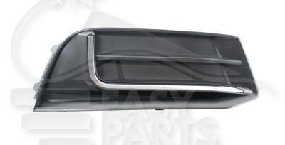 GRILLE DE PC AVD NOIRE A/MOULURE CHROMEE MOD DESIGN Pour AUDI A3 -3/5 PTES - AD050 02/16→04/20