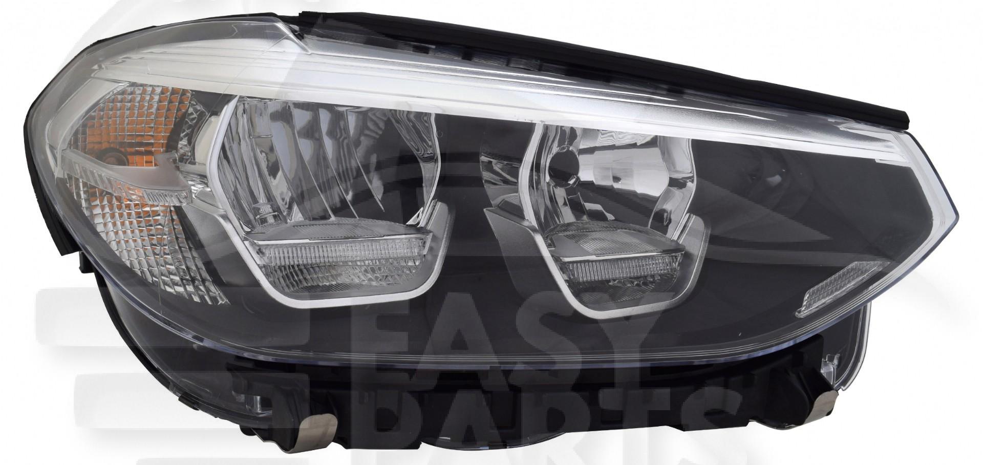 OPT D H7 LED ELECT A/MOTEUR Pour BMW X3 G01 - M TECK - BM117 08/19→08/21