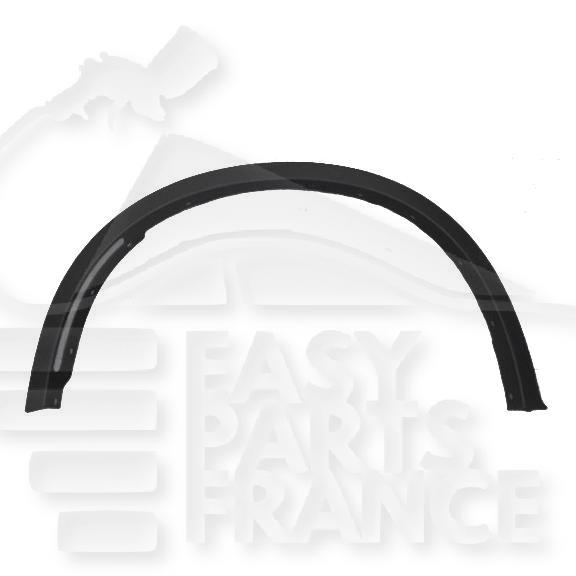 ELARGISSEUR AILE AVG NOIR Pour BMW X 6 F16 - BM181 08/14→