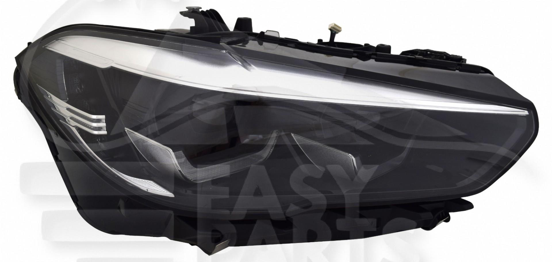 OPT D LED ELECT A/MOTEUR S/UNITÉ DE COMMANDE S/SYSTÈME D'ÉCLAIRAGE AVANT ADAPTATIF Pour BMW X5 G05 - M TECK - BM177 08/18→02/23