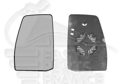 GLACE DE RETRO D CONVEX +/- CHAUF Pour FORD TRANSIT CUSTOM - FD197 05/18→