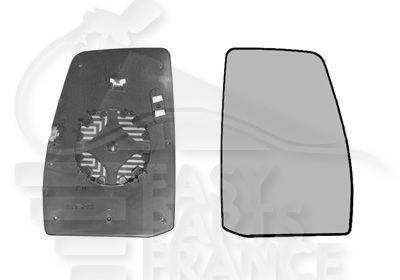 GLACE DE RETRO G CONVEX +/- CHAUF Pour FORD TRANSIT CUSTOM - FD197 05/18→09/23