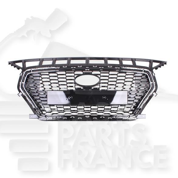 GRILLE DE PC AV CENNTRALE NOIRE Pour HYUNDAI I-30 - HY253 01/17→10/19