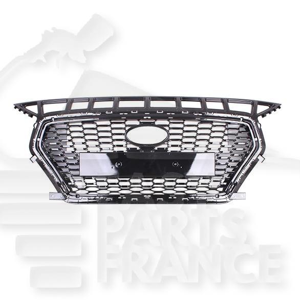 GRILLE DE PC AV CENNTRALE NOIRE Pour HYUNDAI I-30 - HY253 01/17→10/19