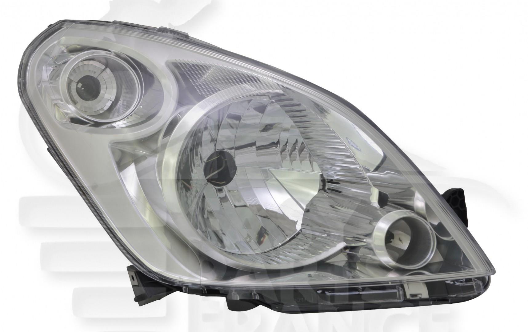 OPT D H4 ELECT A/MOTEUR Pour SUZUKI SPLASH - SZ080 01/08→06/12
