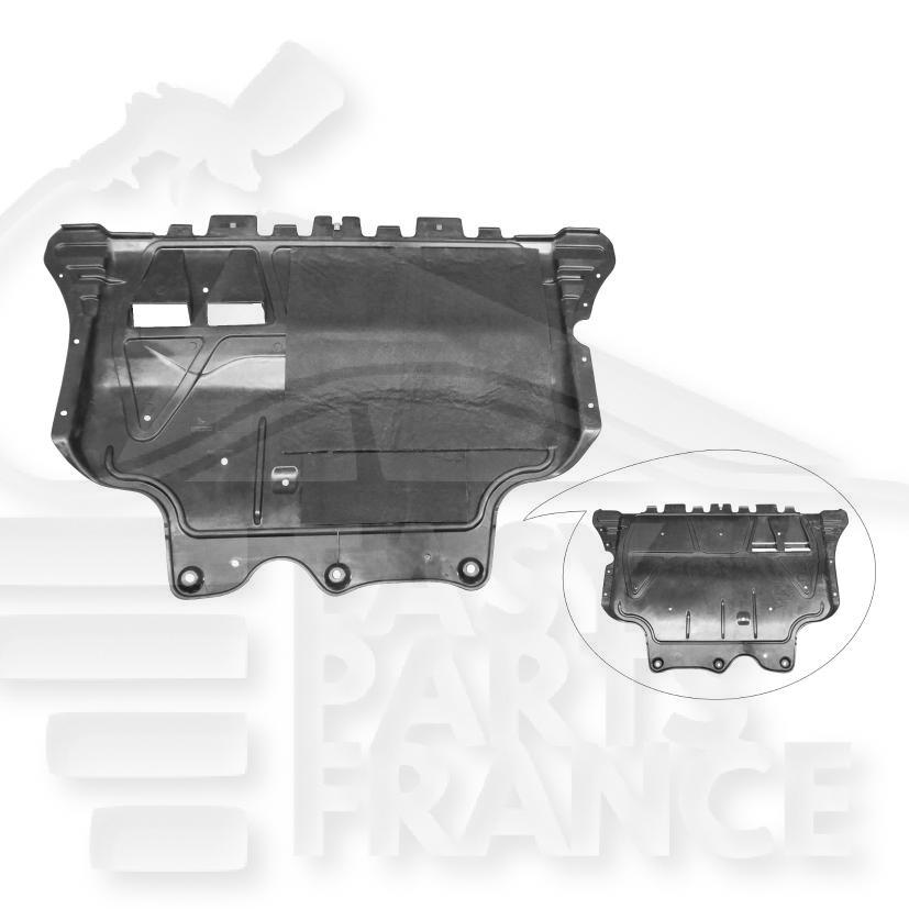 CACHE SS MOTEUR 1.6/2.0L DIESEL S/ISOLATION Pour AUDI A3 -4 PTES/CABRIO - AD052 04/12→11/16