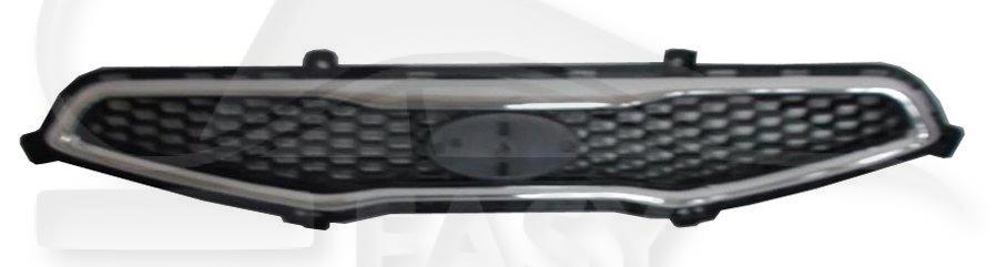 GRILLE DE PC AV SUP CHROMEE/NOIRE Pour KIA PICANTO 5 PTES - KI062 05/11→10/15