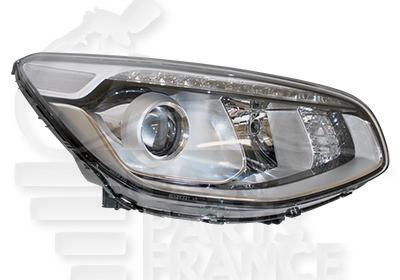 OPT D H7+LED ELECT S/MOTEUR F/CHROME Pour KIA SOUL - KI112 01/14→08/16