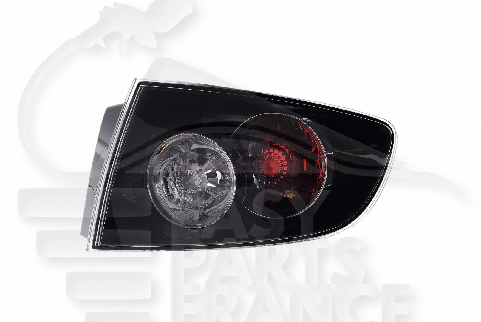 FEU ARG EXT FOND NOIR Pour MAZDA 3 - 4 PTES - MZ050 10/03→09/07