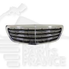 GRILLE DE CALANDRE CHROMEE/NOIRE S/RÉGULATEUR DE VITESSE & CAMERA Pour MERCEDES CLASSE S - W222 - ME144 07/17→