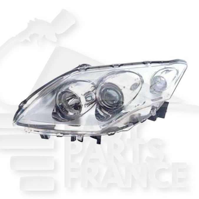 OPT G H7+H7 ELECT A/MOTEUR F/CHROME Pour RENAULT LAGUNA - RN074 09/07→09/10