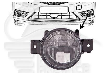 FEU DE JOUR AVG PS19W Pour NISSAN NOTE - NS132 09/13→