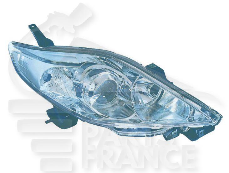 OPT D H7 ELECT A/MOTEUR F/CHROME Pour MAZDA 5 - MZ060 04/05→04/08