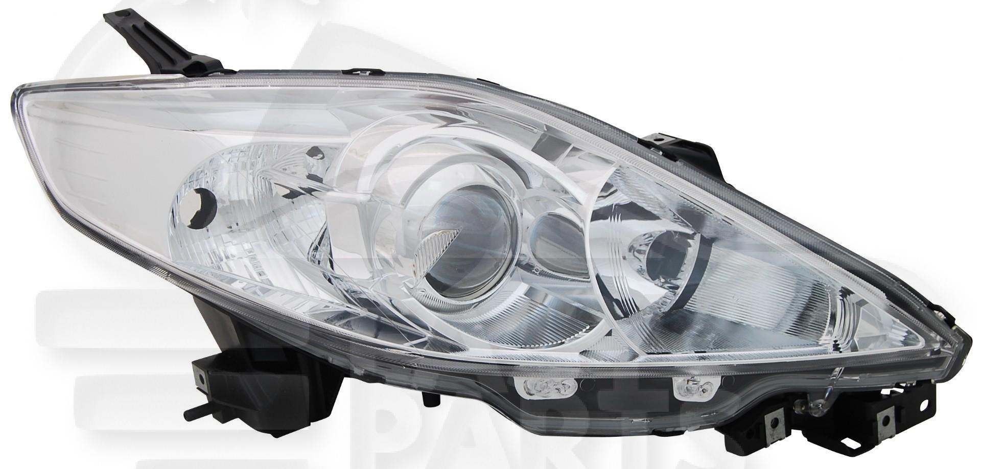 OPT D H7 ELECT A/MOTEUR F/CHROME Pour MAZDA 5 - MZ060 04/05→03/08