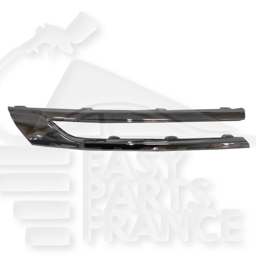 MOULURE SUP AVD CHROMEE DE GRILLE DE CALANDRE Pour OPEL ASTRA K - OP041 08/15→10/19