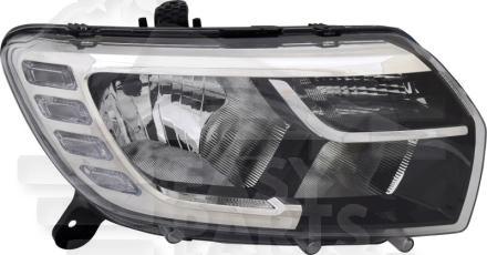 OPT D H7+H7 ELECT A/MOTEUR - LED Pour DACIA SANDERO - DC022 01/17→