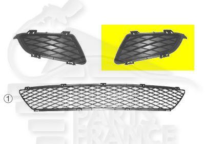 GRILLE DE PC AVG NOIRE sauf SPORT/TURBO Pour MAZDA 6 - MZ070 06/02→05/05