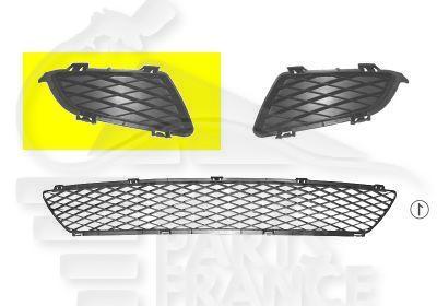 GRILLE DE PC AVD NOIRE sauf SPORT/TURBO Pour MAZDA 6 - MZ070 04/02→06/05