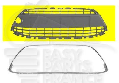 GRILLE DE PC AV CENTRALE NOIRE A/EMPL MOULURE Pour FORD FIESTA - FD036 11/08→12/12