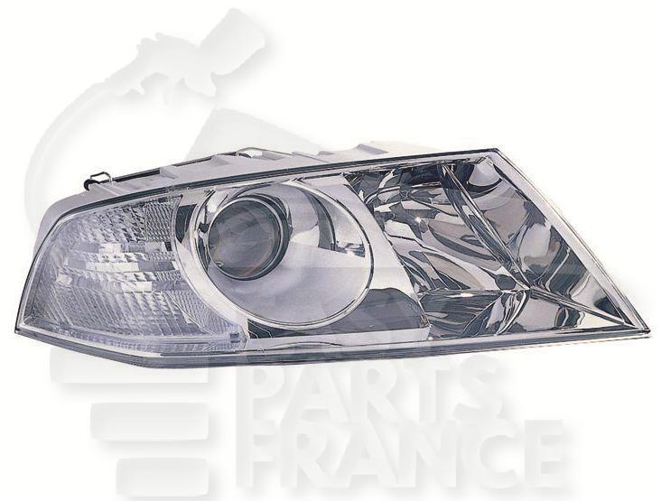 OPT D H1+H7 ELECT A/MOTEUR LOOK XENON Pour SKODA OCTAVIA - SK042 08/04→10/08