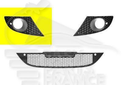 GRILLE DE PC AVD A/EMPL AB NOIRE Pour SEAT LEON - SE081 09/05→05/09