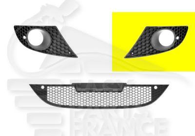 GRILLE DE PC AVG A/EMPL AB NOIRE Pour SEAT LEON - SE081 09/05→05/09