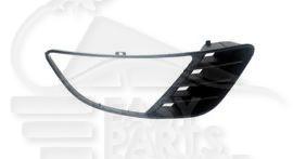 GRILLE DE PC AVD A/EMPL AB NOIRE Pour FORD FIESTA - FD034 04/02→09/05