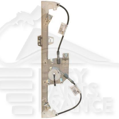 MECANISME DE LEVE VITRE ARG ELECT Pour BMW S3 E90 - E91 - BM051 03/09→08/11